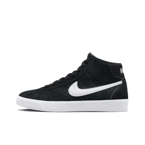 Nike SB Bruin High противоскользящие устойчивые к истиранию легкие высокие кроссовки для скейтбординга женские черные