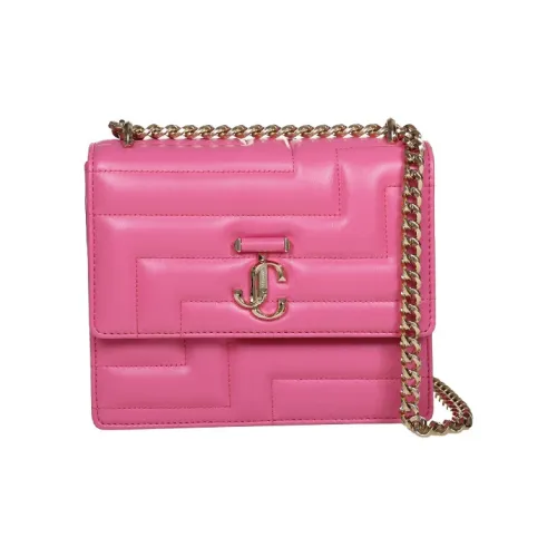 Jimmy Choo Сумка через плечо из кожи женская розовая