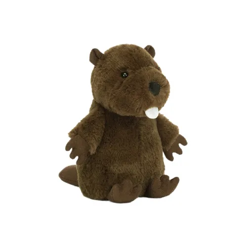 JELLYCAT Forest Animal Collection Nippy The Beaver Плюшевая кукла 13 см Высота в сидячем положении