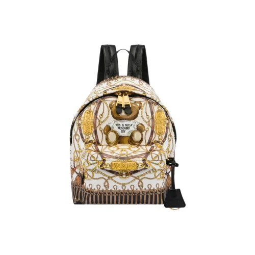 MOSCHINO Рюкзак из кожи унисекс разноцветный