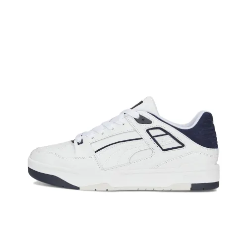 PUMA Slipstream Low Скейтборд Кроссовки Унисекс Белый Синий