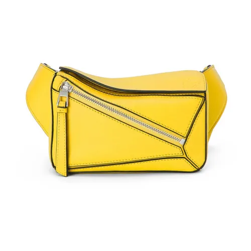 LOEWE Телячья кожа Сумка через плечо Одно плечо Через плечо Мини Женский Лимон