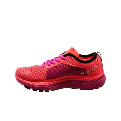 SALOMON Sonic Ra противоскользящий устойчивый к истиранию низкий топ уличная обувь женский оранжевый красный