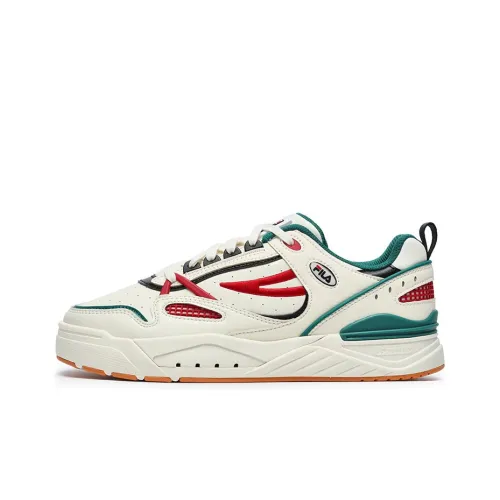 FILA Slam 22 Low Топ Кроссовки для скейтбординга Женские Белые Высокогорный Зеленый