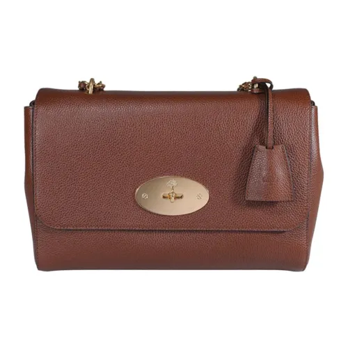 Mulberry Сумка через плечо из коровьей кожи женская коричневая