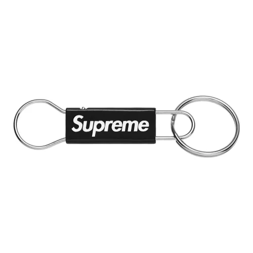 Supreme Металл Брелоки Унисекс Серебристый Черный Красный