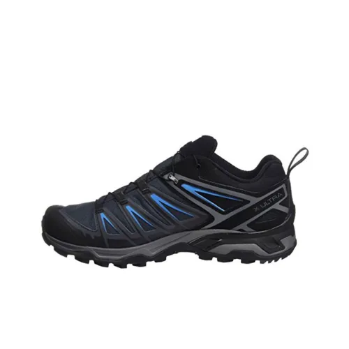 Salomon X Ultra 3 GT противоскользящий устойчивый к истиранию низкий топ уличная обувь черный синий