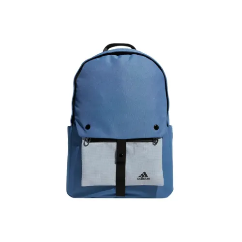 Adidas Polyester Backpack Standard Unisex Blue Gray Multicolor Adidas Полиэстер Рюкзак Стандартный Унисекс Синий Серый Многоцветный
