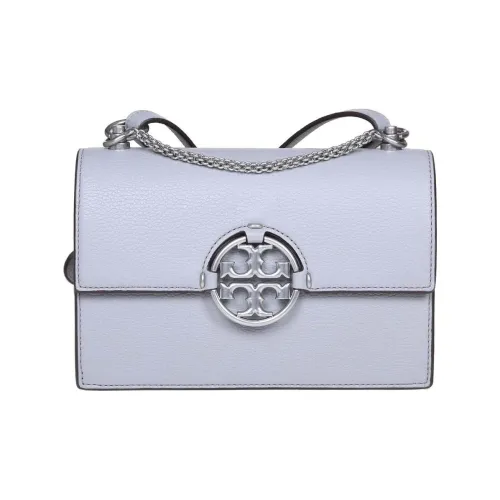 TORY BURCH Miller Коровья кожа Плечевая сумка Маленькая Женская Светло-фиолетовая