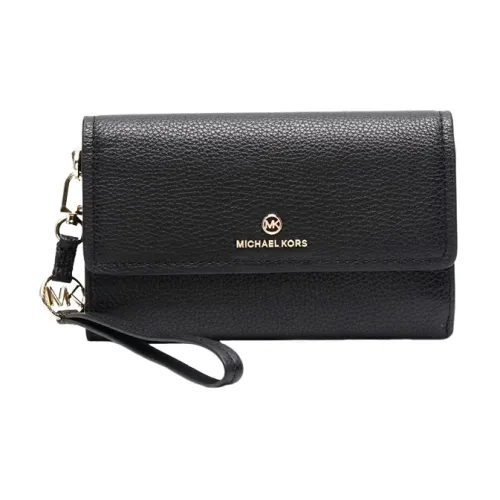 MICHAEL KORS MICHAEL KORS Luggage Collection Кожа Кошелек Клатч Женские Черный