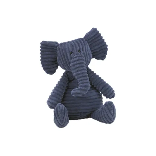 JELLYCAT Jungle Animal Collection Маленький Синий Слон Куклы Плюшевая Кукла 26 см 38 см Высота В Сидячем Позе