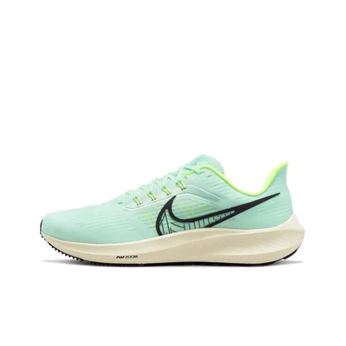 Nike Air Zoom Pegasus 39 Low Топ Повседневный Тренировочные Беговые кроссовки Мужские Зеленый Черный