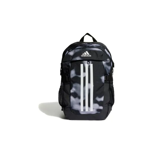 Adidas Полиэстер Рюкзак Стандартный Унисекс Белый Серый Черный