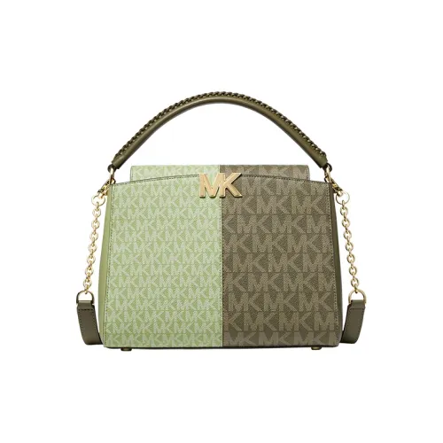 MICHAEL KORS Karlie Коровья кожа Сумка через плечо Сумка среднего размера Женская Фруктовый зеленый Оливково-зеленый