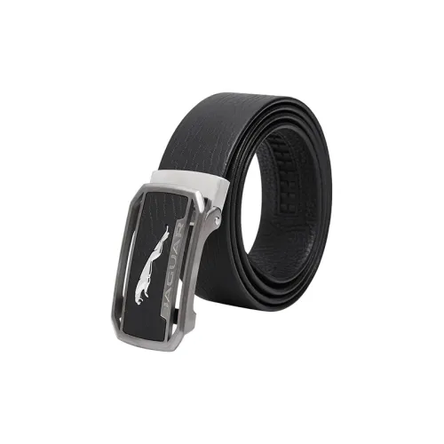 JAGUAR Ремни из коровьей кожи, черные, мужские