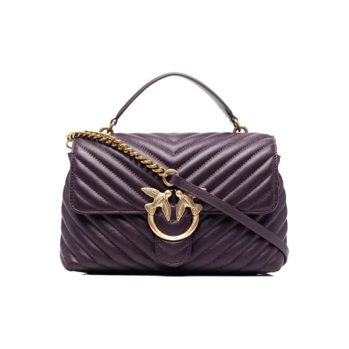 PINKO Puff Телячья кожа Сумка через плечо Сумка на плечо Сумка для женщин Темно-фиолетовый