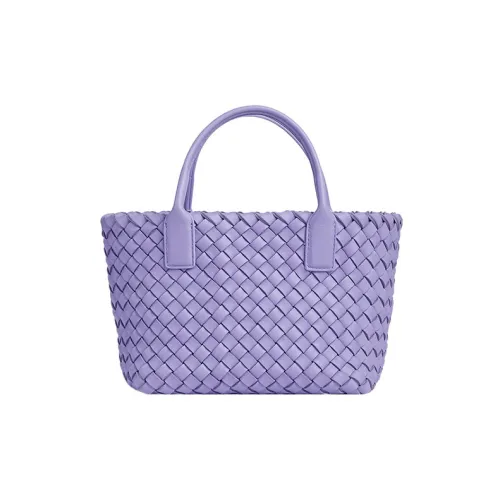 Bottega Veneta Sheepskin Tote Bag Mini Women's Light Purple