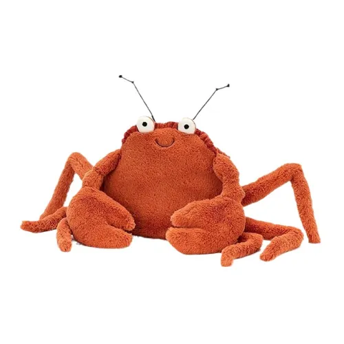 JELLYCAT Ocean Series Животные Краб Куклы Плюшевая кукла 15см 11см Рекомендуемый рост