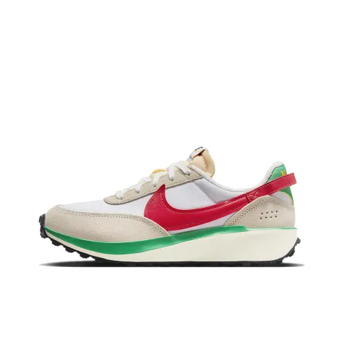 Nike Waffle Debut Low Топ Кэжуал Женский Красный Зеленый