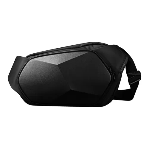 BANGE ПУ (полиуретан) Броня Сумка Через плечо Модный тренд Сумка через плечо Sling Сумка Мужская Черная