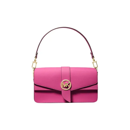MICHAEL KORS Greenwich Коровья кожа Сумка через плечо Средняя Женская Розово-красная