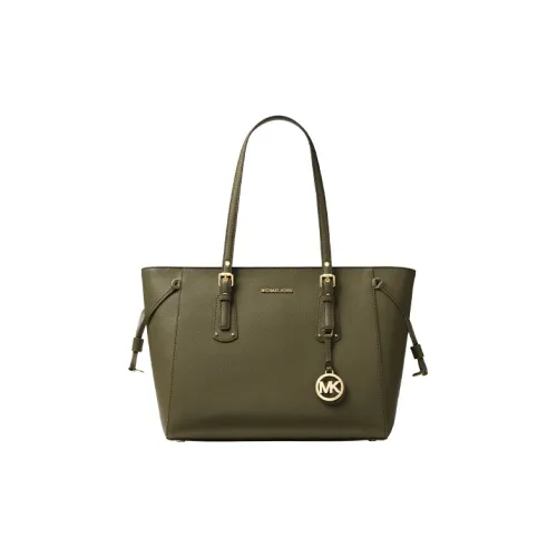 MICHAEL KORS Voyager Кожа Сумка Сумка через плечо Средняя Женская Оливково-зеленый