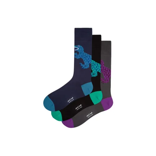 Paul Smith FW22 Носки до колена Мужские 1 комплект 3 упаковки