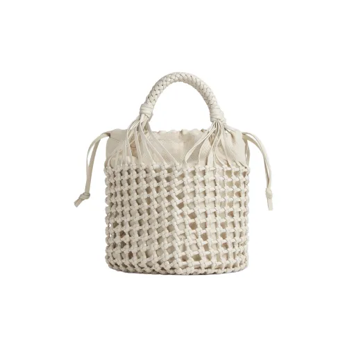 Bottega Veneta Sheepskin Маленькая Сумка Сумка-тоут Сумка для покупок Женская Белая Сумка