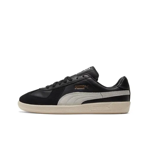 PUMA Army Trainer Low Топ Скейтборд Кроссовки Унисекс Черный Белый