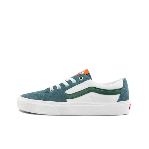 VANS SK8 LOW Кроссовки для скейтбординга Топ Унисекс Белый Зеленый