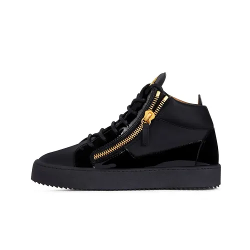 Giuseppe Zanotti GZ Kriss MID Топ Стильные Скейтбординги Женские Черный