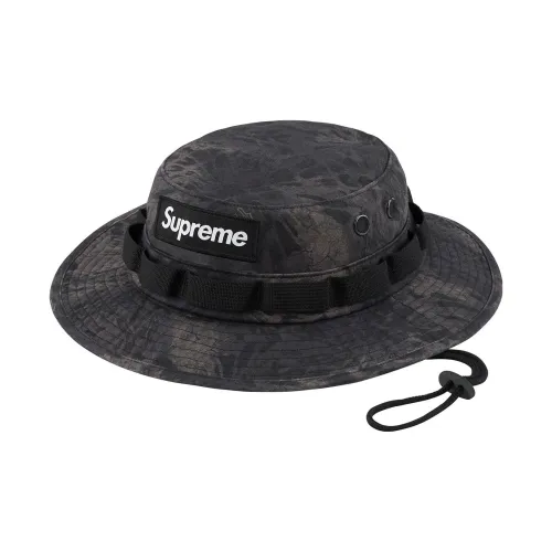 Supreme Военный стиль 100% хлопок Саржа Панамы Унисекс Черный Розовый Коричневый Зеленый Синий