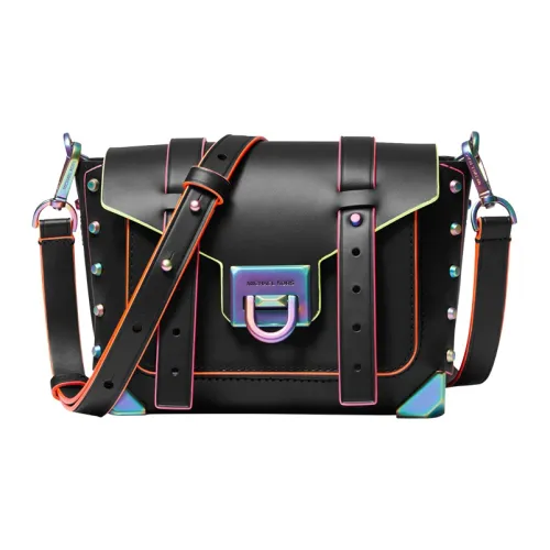 MICHAEL KORS Manhattan Коровья кожа Сумка на плечо Женская Черная