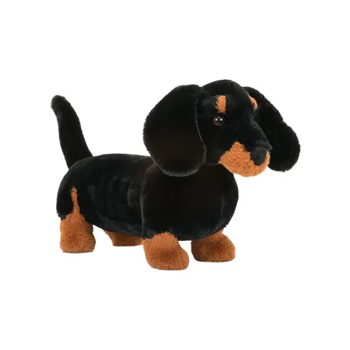 JELLYCAT Dog Collection Животные Freddy Sausage Собака Куклы Плюшевая кукла 17 см Рекомендуемый рост