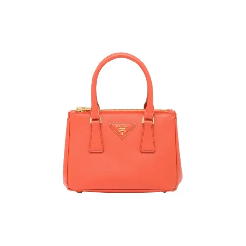 PRADA Saffiano кожа сумка через плечо сумка через плечо мини женская апельсин