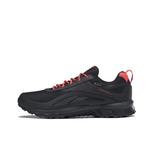 Reebok Ridgerider 6 Low Топ Тренировочные Спортивные Кроссовки Беговые Кроссовки Мужские Черные Красные