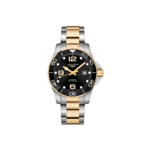 LONGINES Автоматический Механический Механизм Мужские Часы Comcast Diving Collection 43 мм Черные