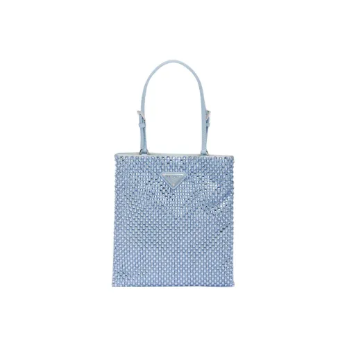 PRADA Ткань Сумка Женская Небесно-Синий