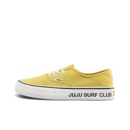 JUJU Surf Club x Vans Authentic VR3 SF Low Top Скейтборд Кроссовки Unisex Желтые