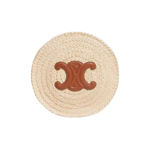 CELINE Сумка через плечо из коровьей кожи женская естественный цвет