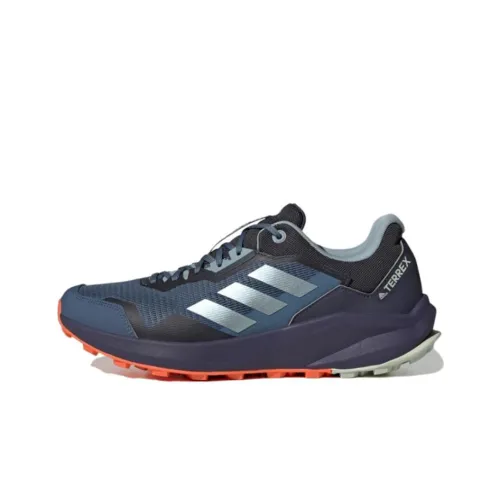 adidas Terrex Trail Rider Slip Resistant Abrasion Resistant Низкий Топ Активная Обувь для На открытом воздухе Мужской Черный Синий