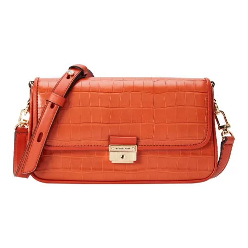 MICHAEL KORS Bradshaw Коровья кожа Сумка через плечо Сумка на плечо Женская Оранжевая Красная