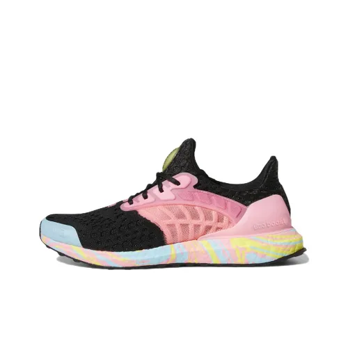 Adidas ULT Износостойкие Дышащие Низкие Беговые Кроссовки Мужские Черные Розовые