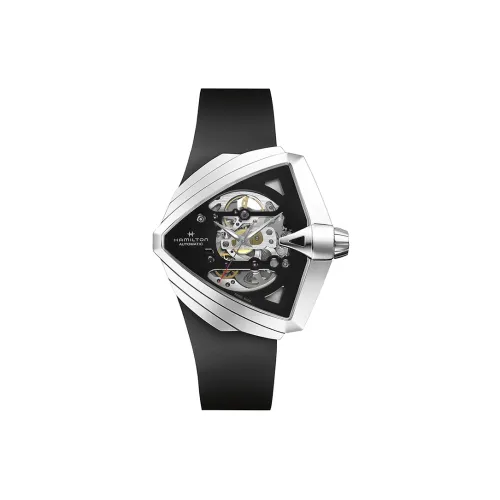 HAMILTON Автоматический Механический Часы Мужские ADVENTURE Collection 45,5мм*46мм Черные