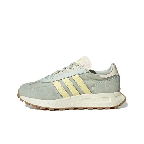 Adidas Originals Retropy E5 Устойчивый к истиранию Низкий Топ Повседневная обувь Женская Светло-зеленая