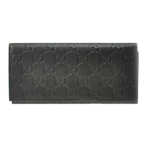 GUCCI Кошелек из коровьей кожи женский коричневый