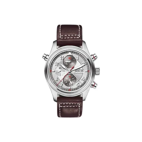 IWC Автоматический Механический Мужской Часы Pilot Collection 38 мм Серебряные