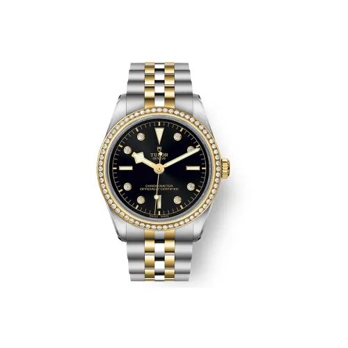 TUDOR BLACK BAY Collection Автоматический Механический Механизм Часы Унисекс 36 мм Черный Циферблат