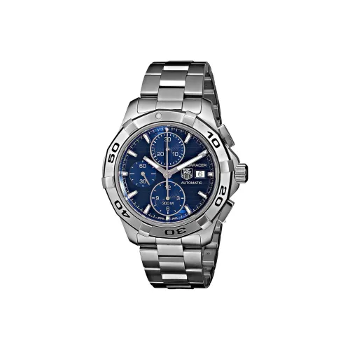 TAG HEUER Автоматический Механический Механизм Мужские Часы из Коллекции Aquaracer 42 мм Синий