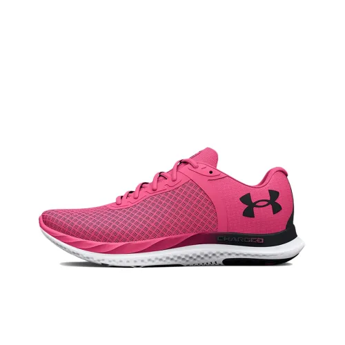 Under Armour Charged Breeze UA Charged Breeze Low Беговые кроссовки Женские Розовый Черный